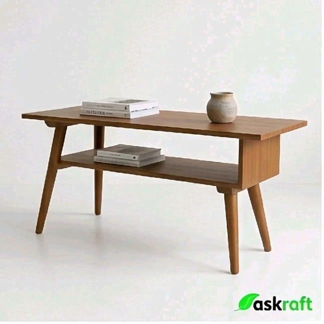 Airy Meja Kopi Tamu Kayu Jati Minimalis