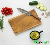 Askraft Talenan Serbaguna Kayu Jati Asli Ukuran 25x15x2