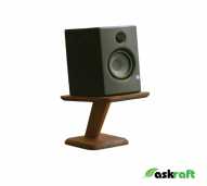 Askraft Furniture Stand Speaker Aktif Natural Wood Kayu Jati