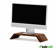 Askraft Furniture Meja Stand Monitor Kayu Jati Asli